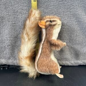Steiff Chippy Chipmunk Plush Vintage With Ear Button